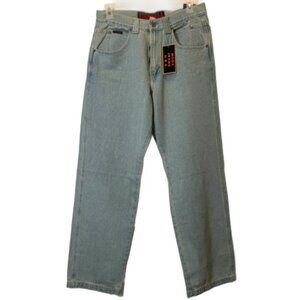 Moda Men's Baggy Blue Jeans Size 36X 34